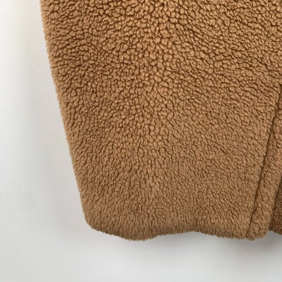 Max Mara Teddy Bear Icon Camel Coat Womens Wool & Alpaca Blend Double Breasted - Picture 5 of 8